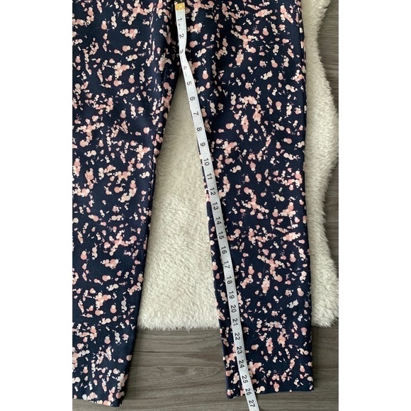 Club Monaco Blue with a pink floral pattern Straight pants size 2 - Picture 11 of 15